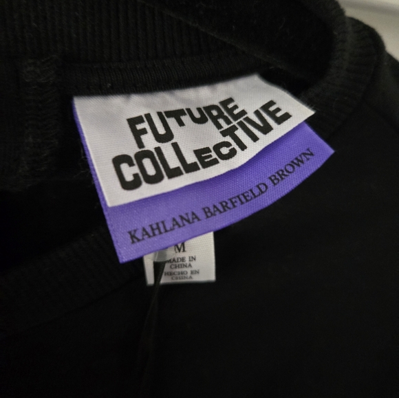 NWT Future Collective Graphic Tee Dress Lace-Up M - Picture 10 of 10